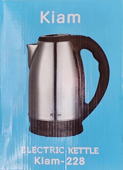 Kiam Electric Kettle Stainless Steel 2.8 Ltr -228_img_0