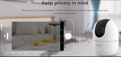 Imou Ranger 2 - 3MP - 2K IP Camera with 360 Degree Coverage | 2 Year brand warranty by Imou & Com source_img_1