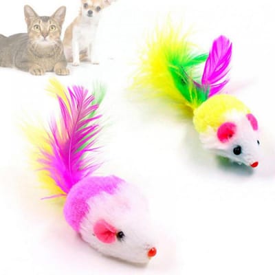 Fairy Posh Stuffed Cat Toy Mouse - Kitten's Toy, Posh Toy for Cats_img_0
