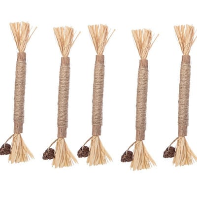 1 Pcs Cat Teeth Cleaning Stick Pure Natural Catnip Kitty Molar Toothpaste Rods_img_0