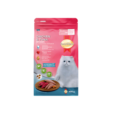 Smartheart Dry Cat Food Adult Chicken and Tuna 480g_img_0