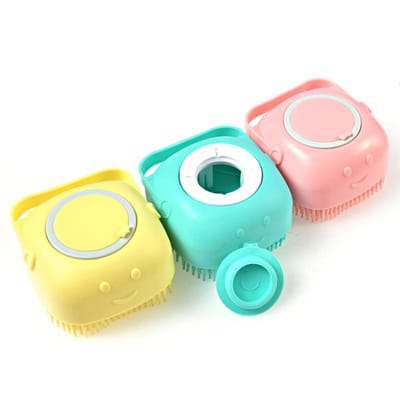 Silicone Massage Bath Brush- Multicolour- 1pcs_img_0