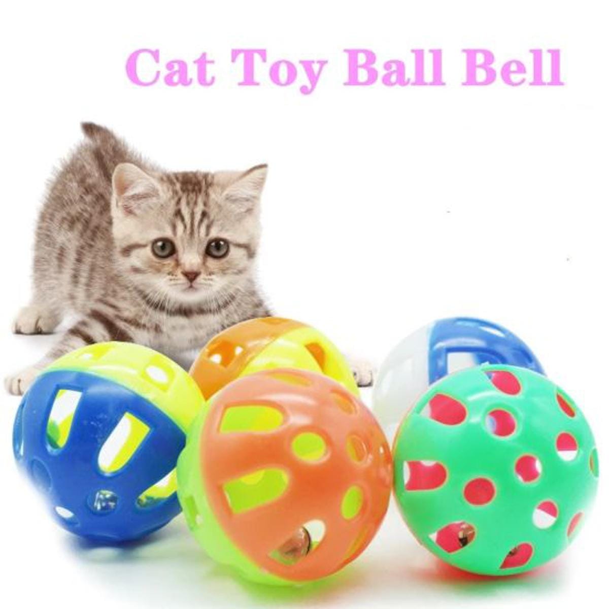 Cat Toy Interactive Toys For Cats. Cat Ball Bell Toy 1pc