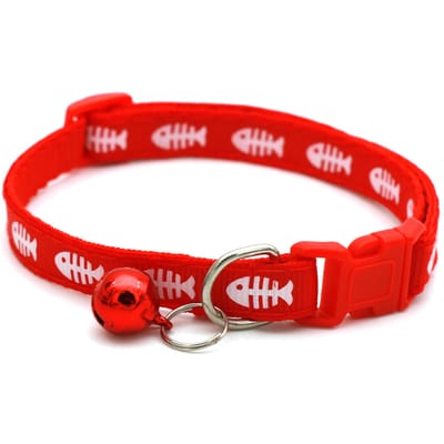 Fishprint collar neck belt for cat/dog_img_1