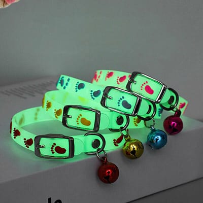 Radium Belt Pet Cat Collar With Bell Puppy Neck Strap Soft For Dog Collars Cat Belt - Cat Belt_img_0