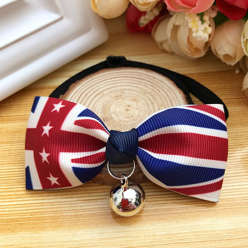 Luxury Bow Design Cat Collar Neck Bow Strap (us shape)