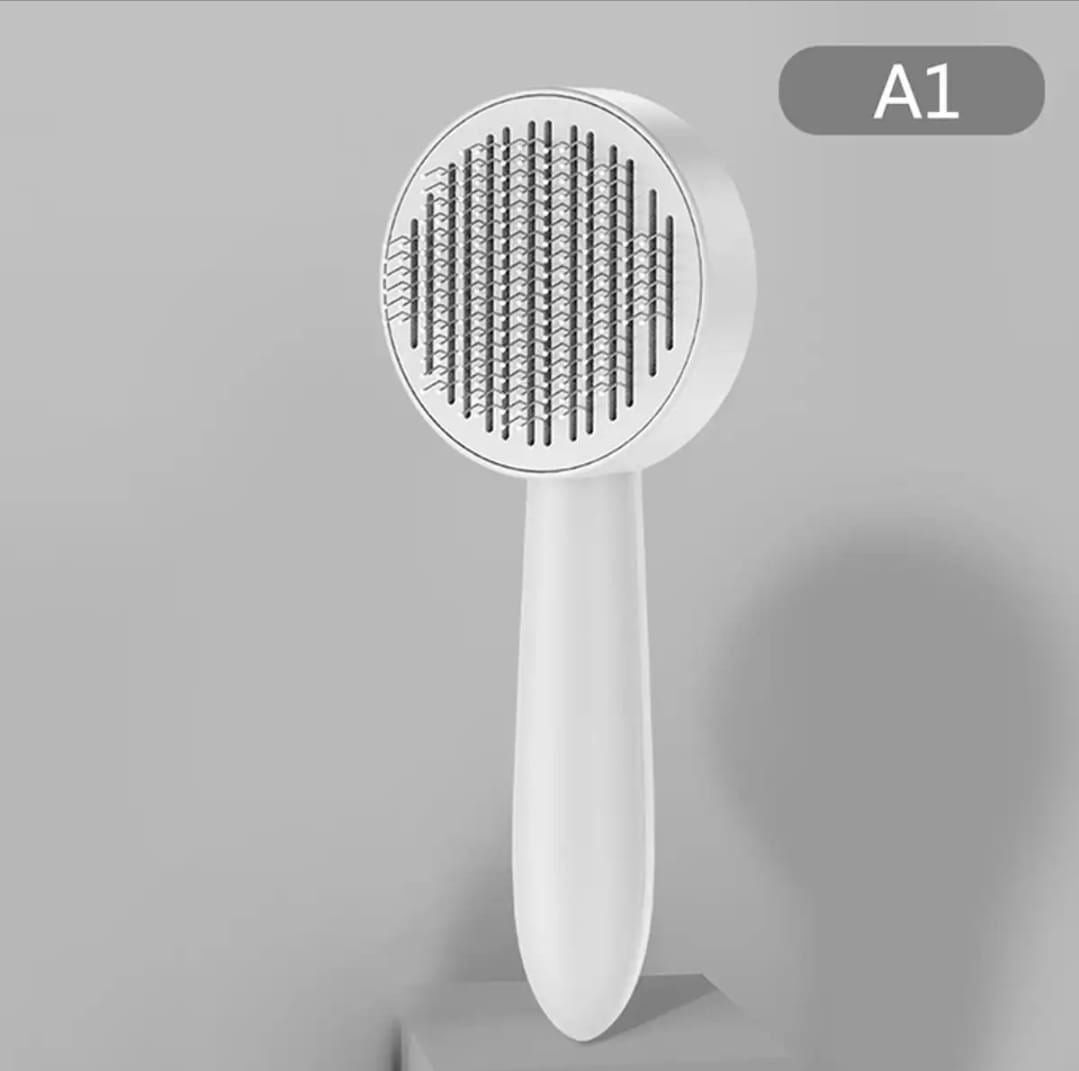 Cat Brush Pet Comb Self Cleaning Slicker Brush Remove Hair Grooming