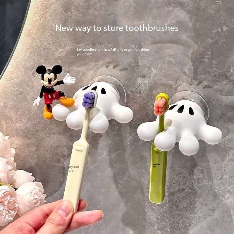 1PC Plastic Toothbrush Holder Wall Toothpaste Stand Razor Hanger Tooth Brush Dispenser Organizer Tools Bathroom Accessories Sets