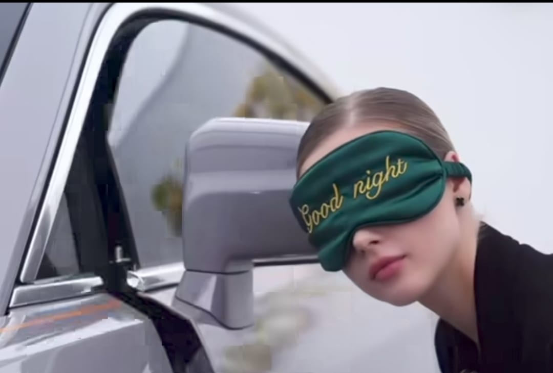 GOOD NIGHT Design Luxury Eye Mask for Sleeping Cute Cartoon design Sleeping Mask Travel Rest Eye Shade Band Eye Patch Blindfold Sleep Aid Eyepatch(without gel)