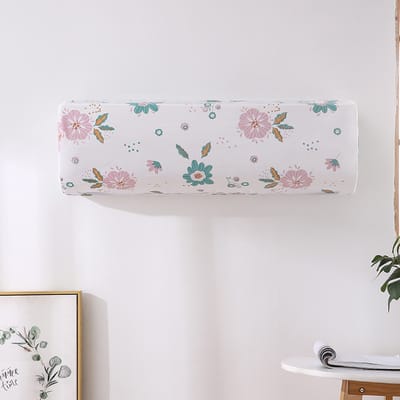 1 Ton AC Cover (95*31*21 cm Size) Dustproof Ac Cover Printed Dustproof Ac Cover(Flower Design)_img_1