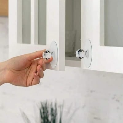 10pcs Diamond wall hook self adhesive stylish design for multipurpose use_img_1