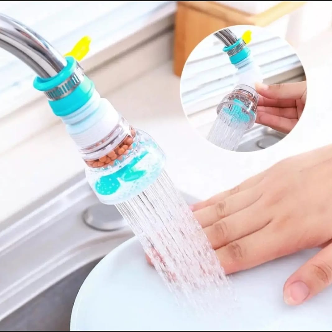 360 Degree Water Tap Extension Filter Adjustable Water filter tape head with fan Kitchen Accessories
